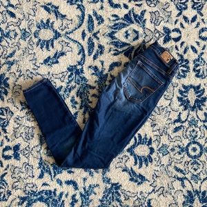 American Eagle High Rise Jegging Dark Wash